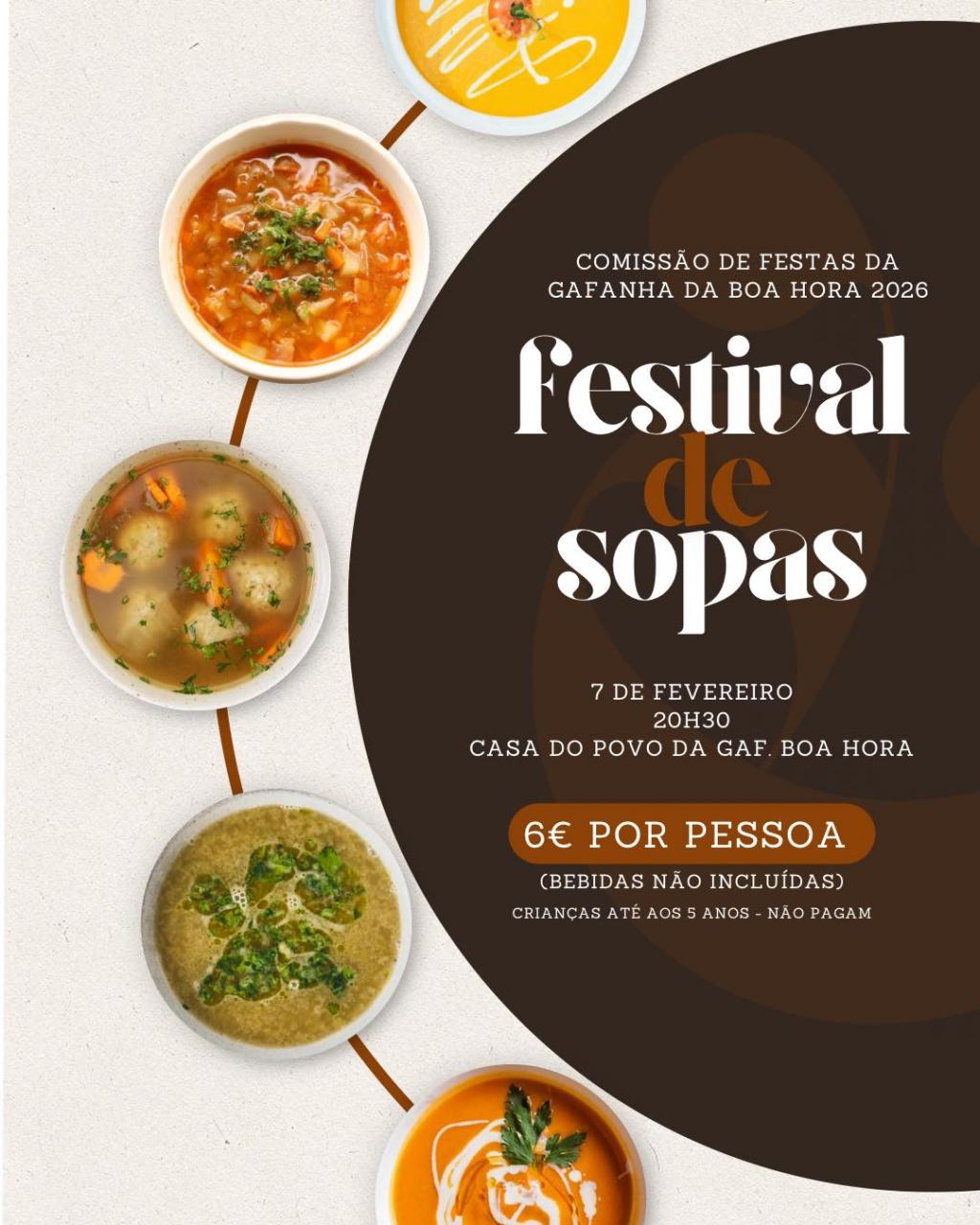 Festival de Sopas Comiss&atilde;o de Festas 